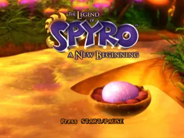 Legend of Spyro, The - A New Beginning screen shot title